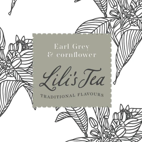 Lili's Tea Earl Grey avec des pétales de bleuet