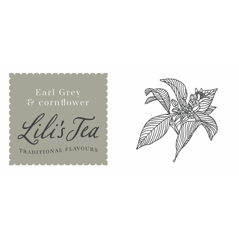 Lili's Tea Earl Grey avec des pétales de bleuet