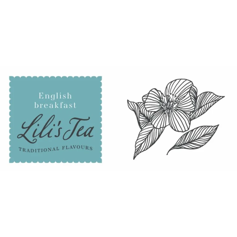 Lili’s Tea English Breakfast with safflower petals