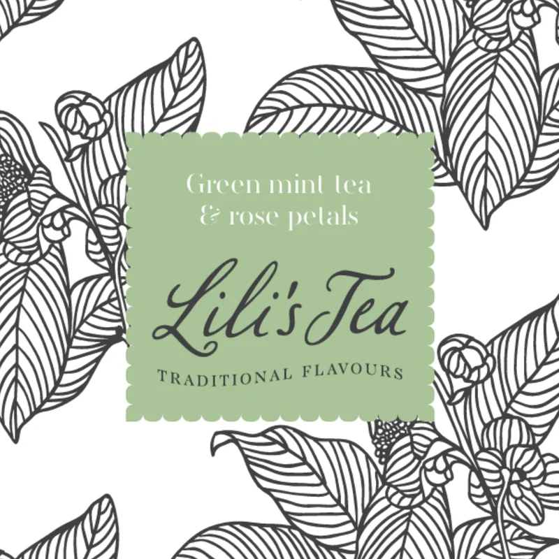 Lili's Tea Tè verde con Menta e Petali di rosa