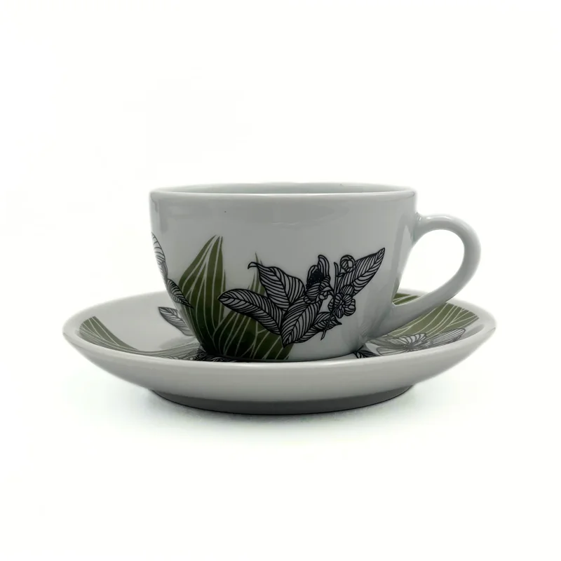 Lili’s Tea tazza e piattino verde 