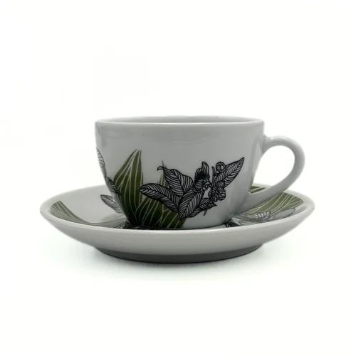 Lili's Tea green cup and saucer
